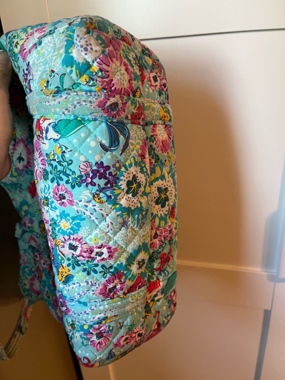 Vera Bradley Disney Ariel Little Mermaid Quilted Tote Bag - Picture 10 of 10
